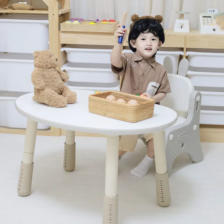 儿童花生桌子可升降宝宝学习桌家用写字桌幼儿园早教桌椅婴儿书桌