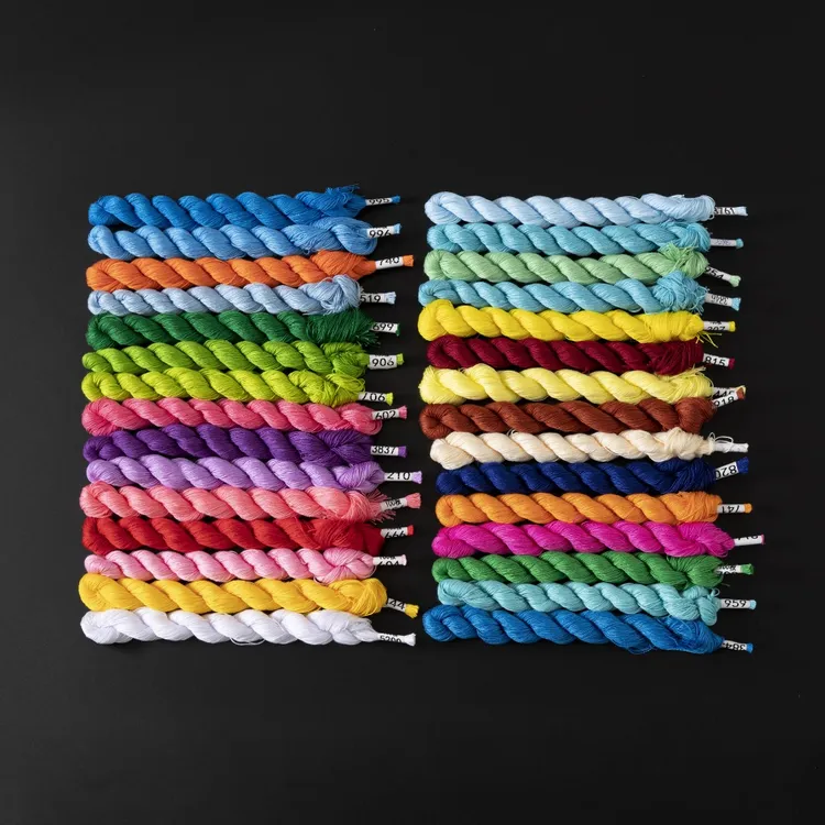 【麻花线】十字绣鞋垫专用绣线100根多色可选