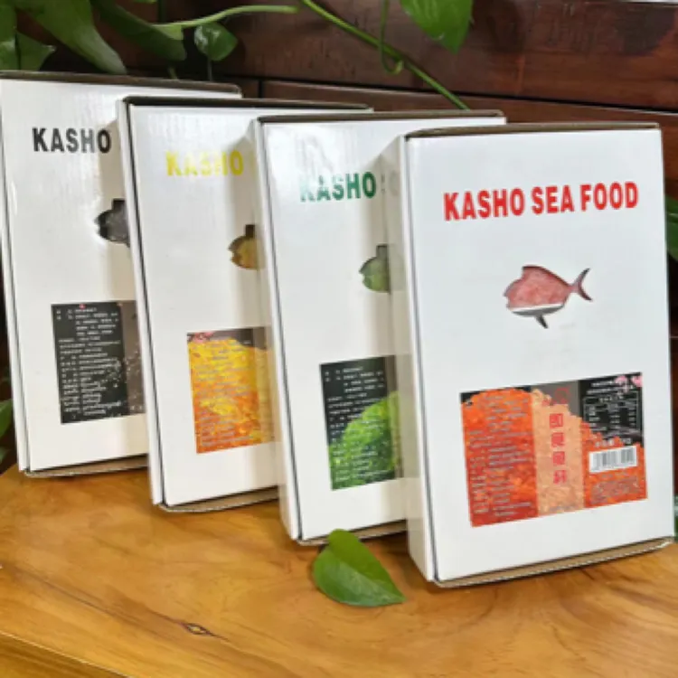 华昌1000克袋装大颗粒飞鱼籽速冻调味鱼籽即食冻飞鱼籽顺丰包邮