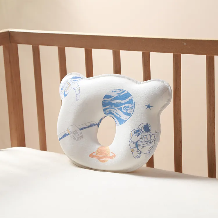 顺鸿//婴儿圆头定型枕 辅助宝宝睡觉四季适用防偏头婴儿枕透气
