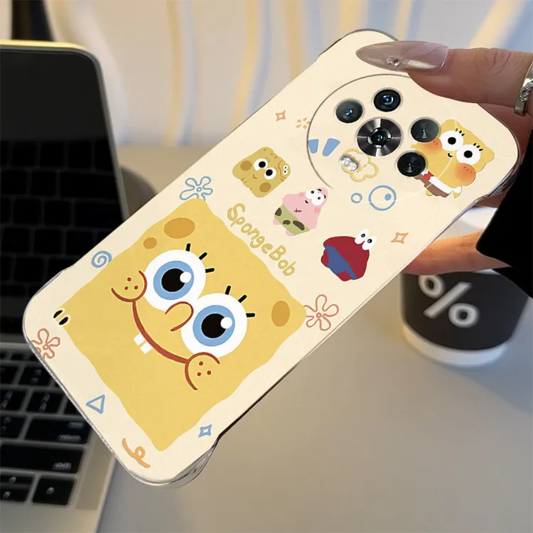 海绵宝宝适用于荣耀MAGIC4手机壳MAGIC4 pro透明麦芒20无边框PC壳