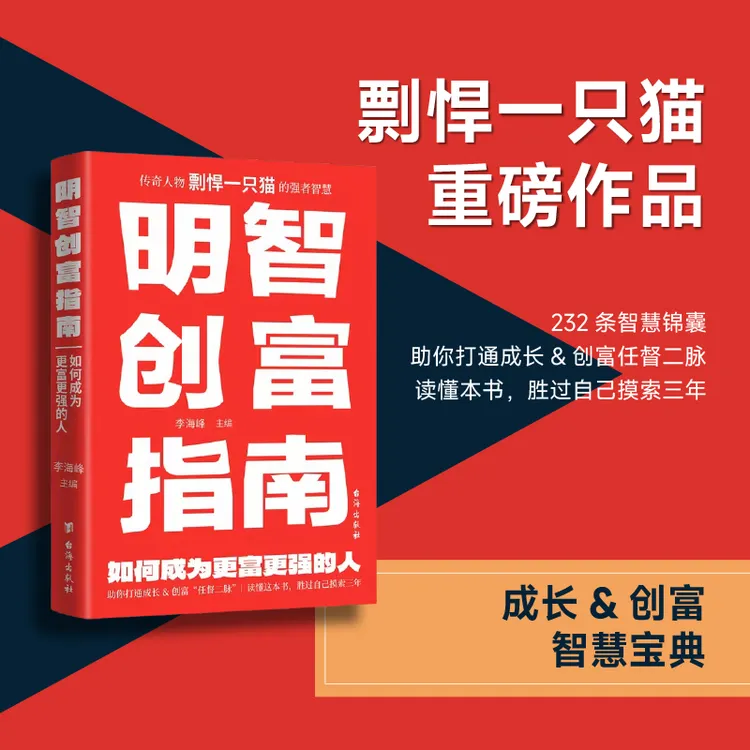 明智创富指南：如何成为更富更强的人剽悍一只猫创富创业成功法则