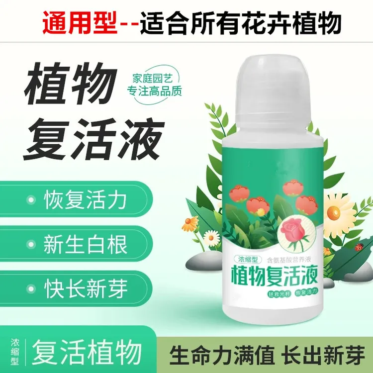 沃丞相通用型植物复活液针对光杆植物发黄掉叶生长素快速增强活性商品图