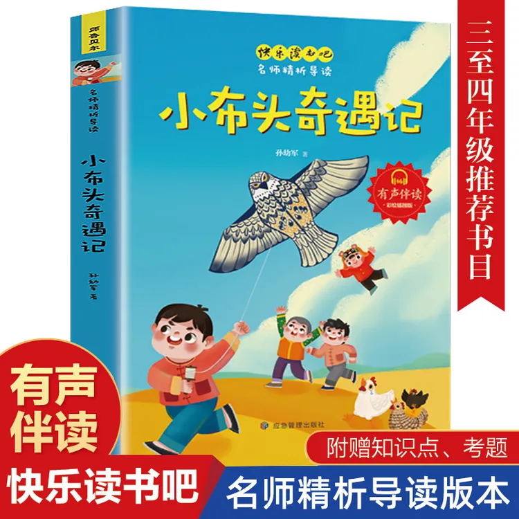 小布头奇遇记 8-15岁儿童阅读书目 小学生三四五年级课外文学读物