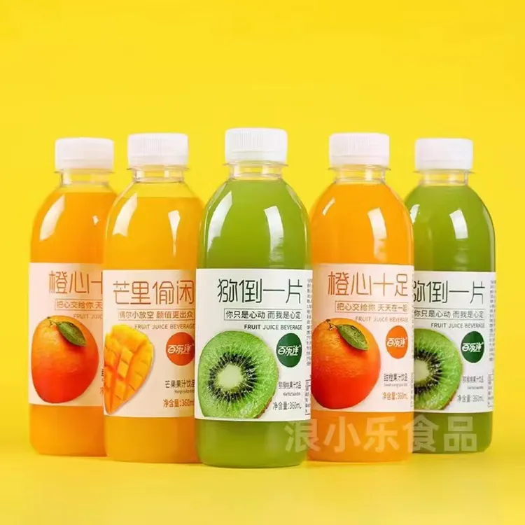 果汁饮料芒果甜橙白桃猕猴桃多口味果汁360ml*6瓶整箱日期新鲜