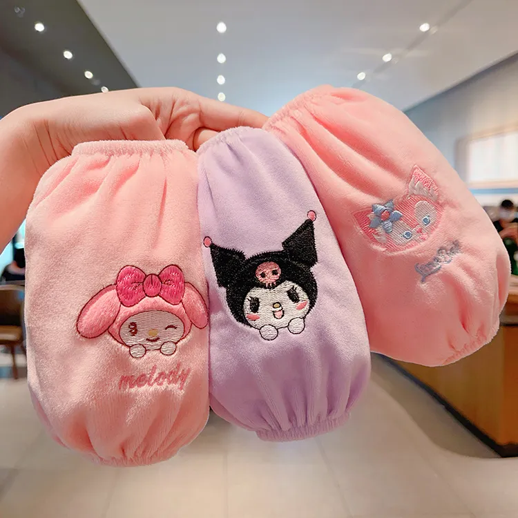 新款学生儿童袖套中大童中长款女孩男童女童6-12岁耐脏宝宝套袖女