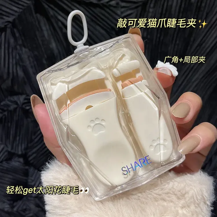 夹出太阳花猫爪迷你新手眼睫毛夹卷翘持久定型便携按压式可爱