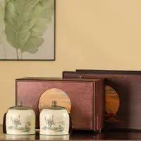 山水情缘双瓷金骏眉蜜香红茶礼盒装
