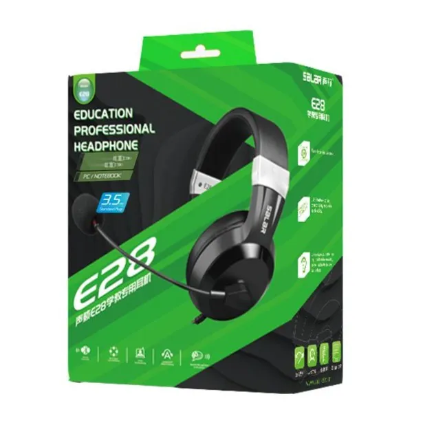 老师推荐头戴式电脑耳机英语听力听说考试耳麦网课教培电脑耳机