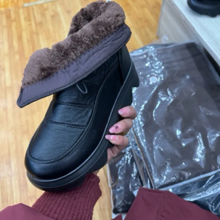 加绒加厚新款鞋妈妈