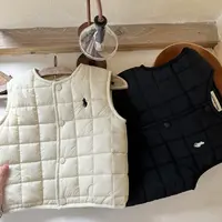 Y.Ystudio-小马方块马甲儿童棉女童加厚外套日系男童宝宝棉服童装
