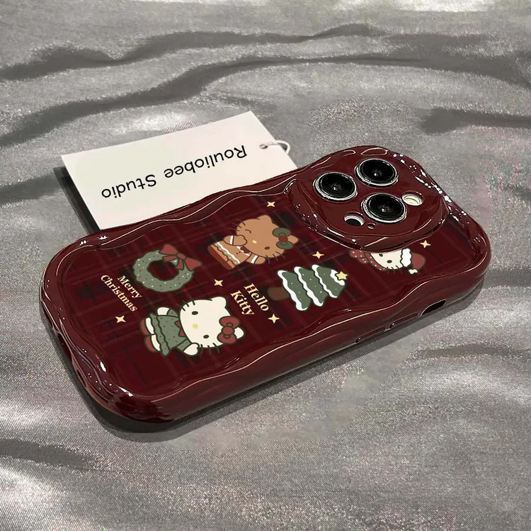 圣诞格纹适用于苹果15/14promax手机壳13全包华为/vivo/小米/oppo
