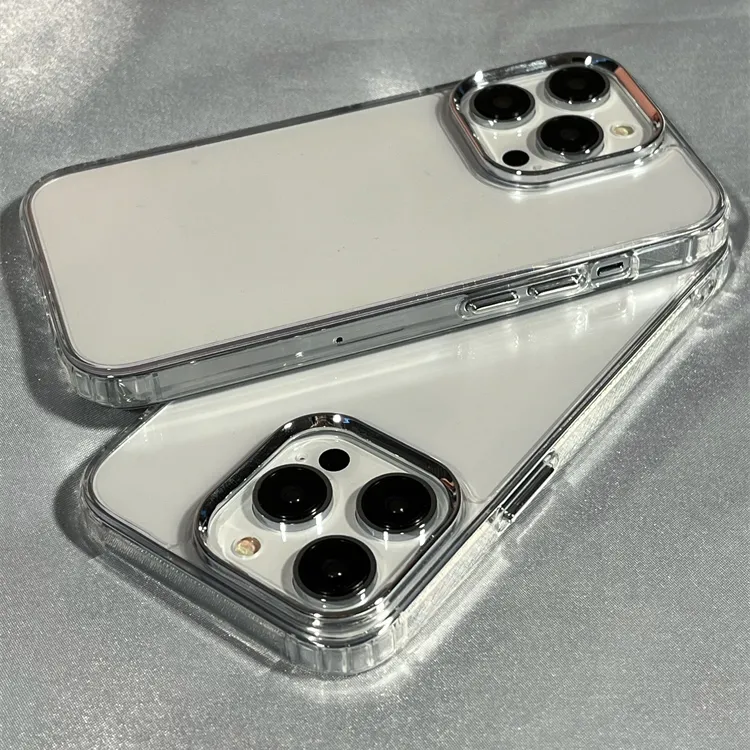 金属框简约高级苹果14手机壳iphone13promax防摔12/11防摔14pro女