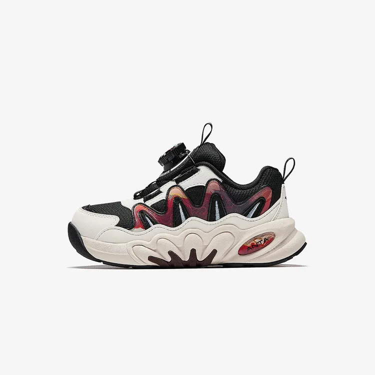 【多肉】安踏儿童小童休闲鞋24舒适耐磨儿童犟弹旋钮休闲鞋欧若风