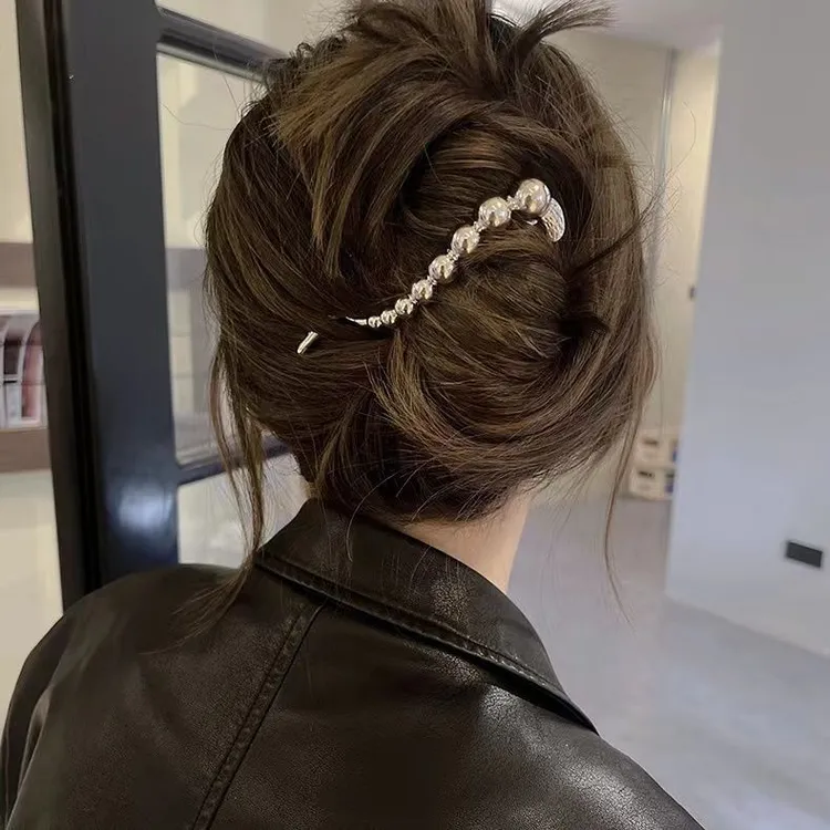 网红时尚法式气质发夹一字夹高级感古风百搭发卡简约小众发饰发卡
