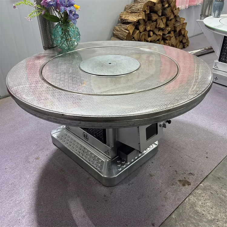 4号花型底座活动铸铁胆气化炉农村取暖室内无烟烤火炉