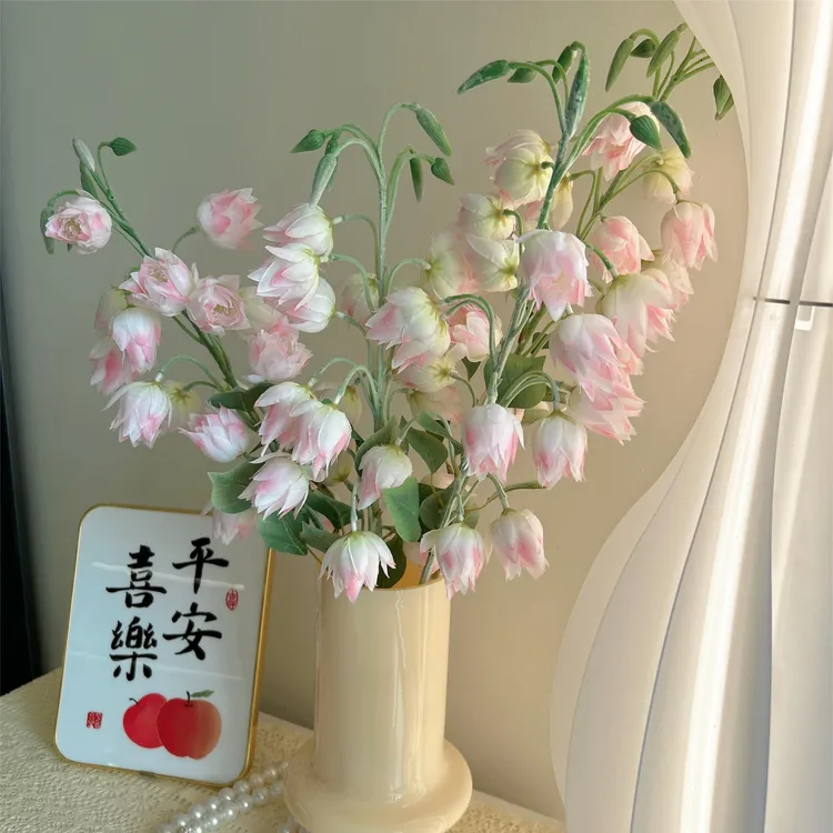 高档仿真仿真凤尾兰客厅餐桌轻奢ins风家居装饰一套