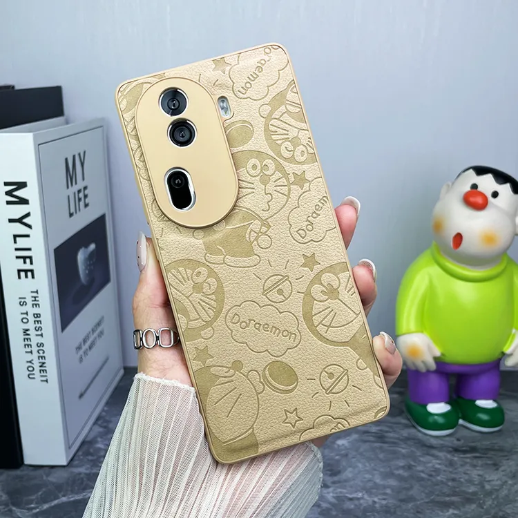 opporeno11手机壳新款reno11pro保护套reno11男女素皮硅胶卡通潮