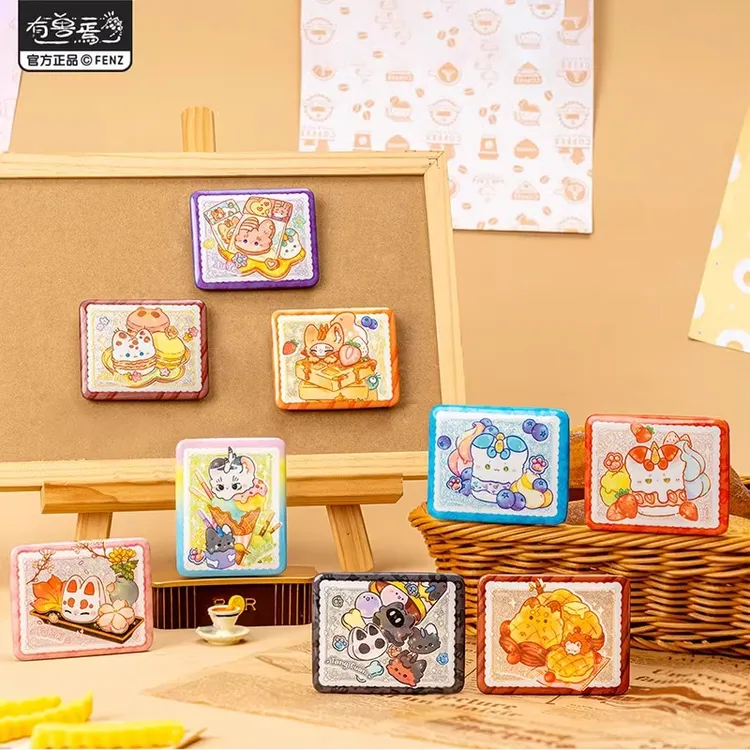 非人哉有兽焉甜蜜魔法系列正品马口铁徽章动漫周边吧唧盲盒胸针