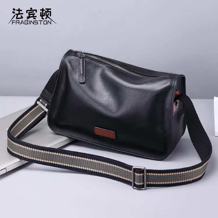 新款男包真皮男士单肩包时尚休闲包斜挎包日常通勤小挎包头层牛皮