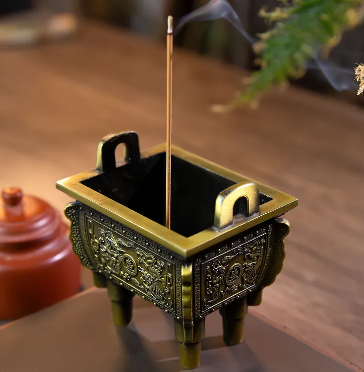 盛世龙鼎  鼎盛春秋 线香可用 配香插 观云工艺器物手工制作