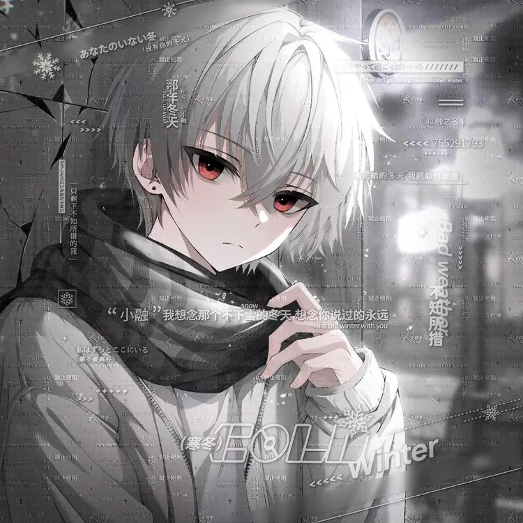 [11张 夜雨声烦扭蛋第四期]帅气男生动漫头像原创直购底图无水印