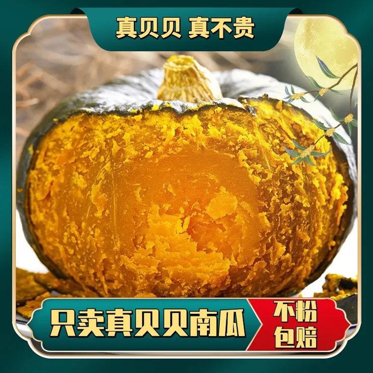 【沙地贝贝南瓜】板栗味小南瓜粉糯香甜宝宝辅食粗粮