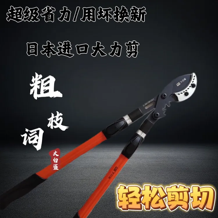 原装进口粗枝剪多功能高枝剪子大力剪果树专用强力伸缩大树枝剪刀