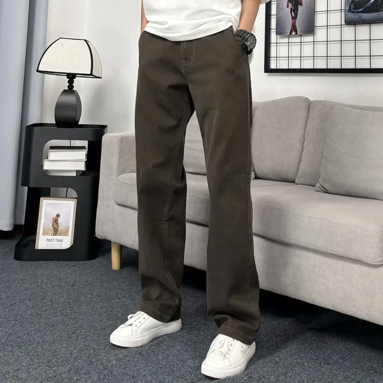 新款宽松直筒潮流韩版休闲裤男士百搭潮牌复古男裤子