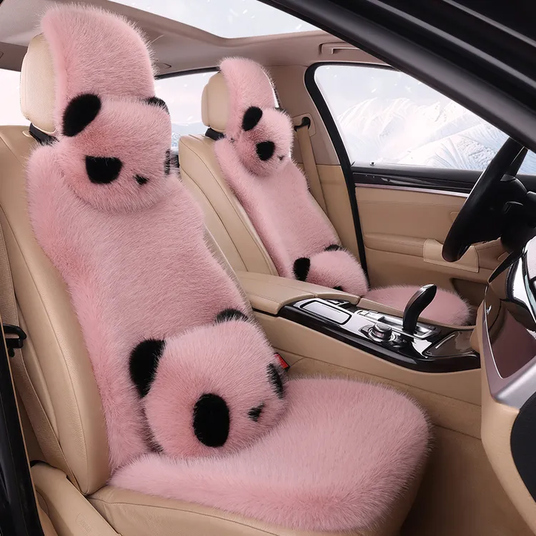 冬季用毛绒加厚汽车座垫冬季毛垫保暖加厚款冬天汽车坐垫车垫子