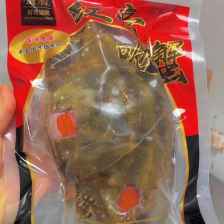 舟山红膏呛蟹净重4-6两厂家直销