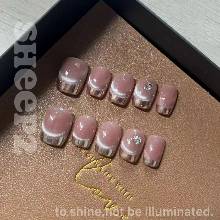 SHEEP2 波尔尼香槟 纯手工穿戴甲美甲片