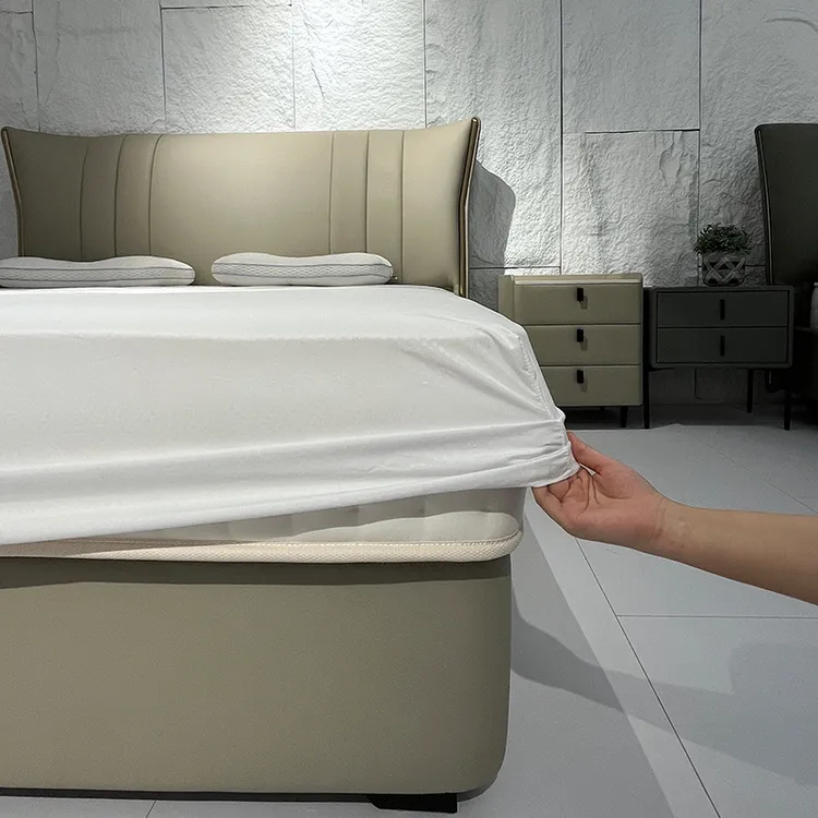 床垫保护套防滑床罩全包床垫套床笠单件隔脏纯色提花格防脏防尘罩