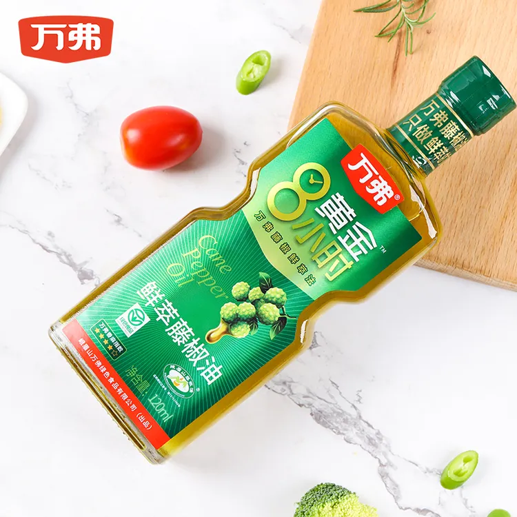 万弗清爽藤椒油四川麻椒油超麻特香凉拌调料120ml到期时间26年3月