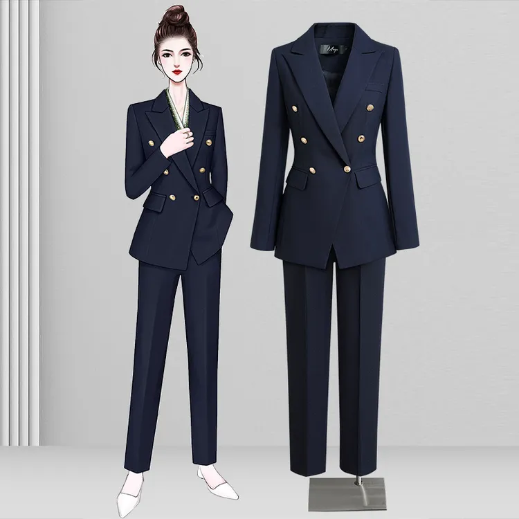 2025春秋西装外套女时尚气质干练高级感洋气售楼部职业装西服正装
