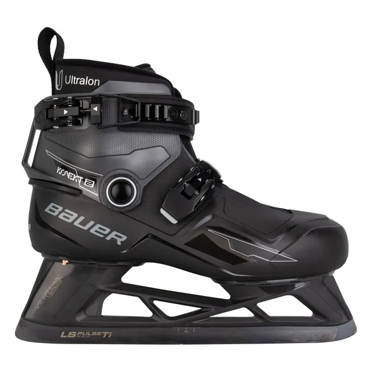 限量Bauer KONEKT2守门员冰刀鞋包尔精英比赛冰球门将冰球鞋全黑