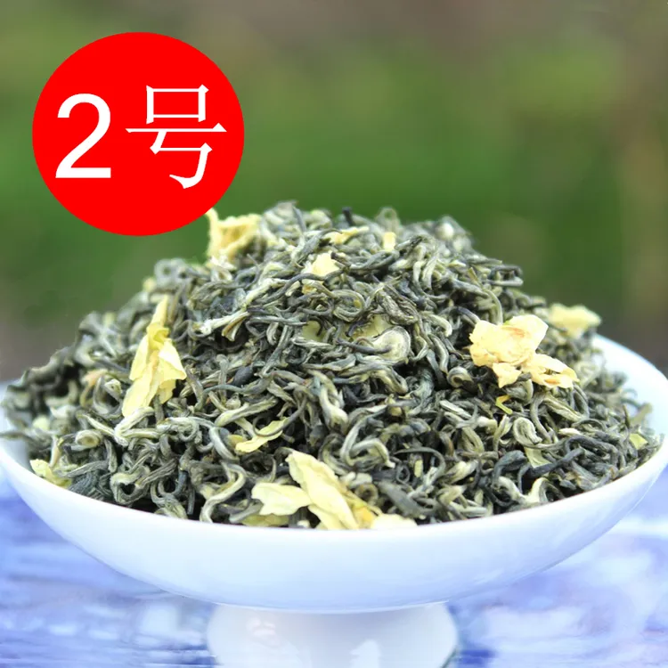 2号 2025新茶 茉莉选芯飘雪 一芽一叶 四川雅安蒙顶山茉莉花茶