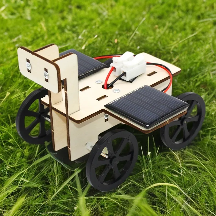 星之河畔太阳能车2号双电池双板diy科技小制作科学小发明教具制作