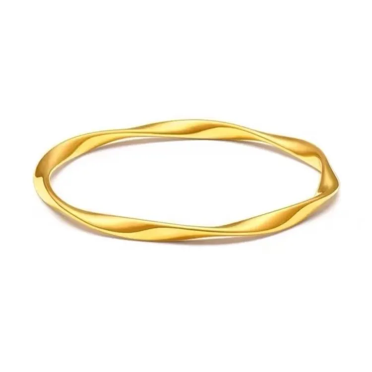 足银手镯 气质光面莫比乌斯环ins时尚实心 520送女友 送对象