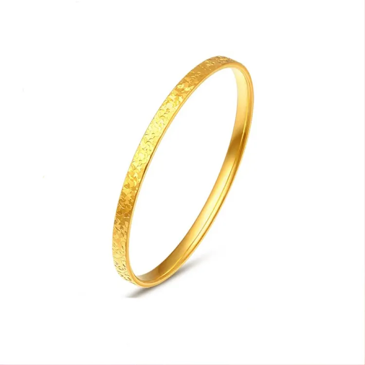 足银手镯 碎碎冰流岁月爆闪手镯单面粼片 520送女友 送对象