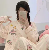 【醉情夜】性感睡衣长袖春秋季夏季薄款