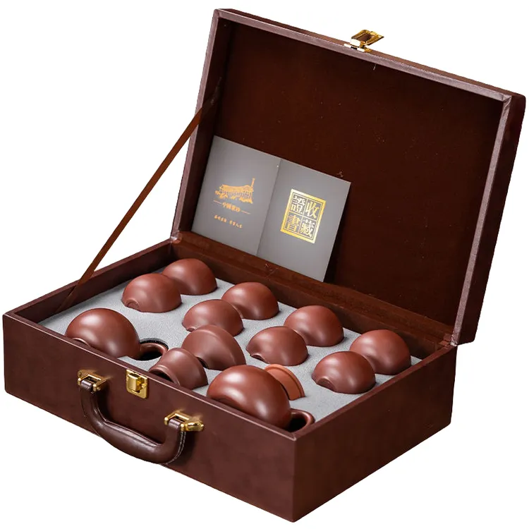 (吴成志)大红袍精美凤鸣西施壶200CC高档中式茶具正宗紫砂茶壶