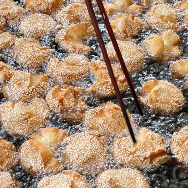 广西特产开口枣  开口酥零食 芝麻球 童年怀旧 300g/袋 包邮