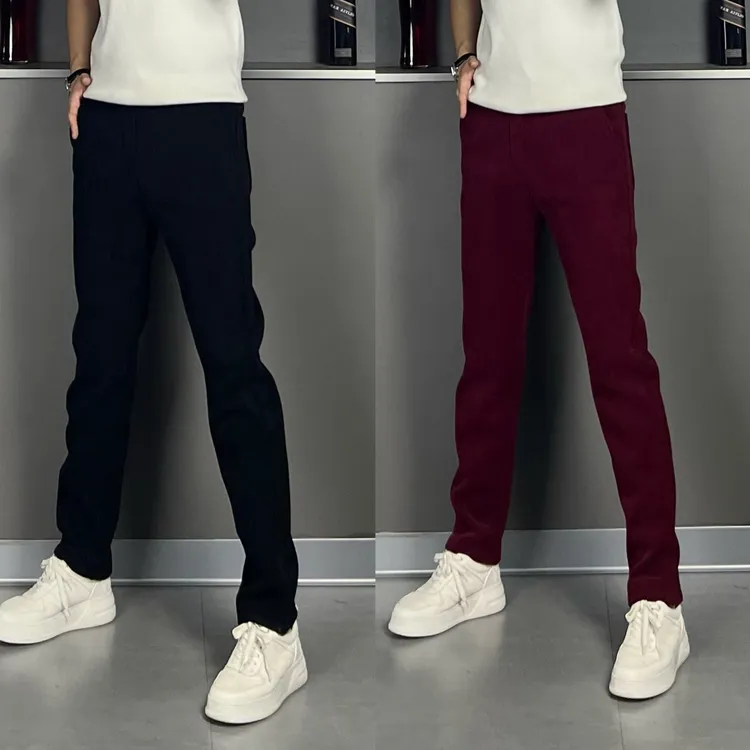 9868秋季2024新款高街宽松阔腿男裤痞帅休闲长裤男潮流垂感长裤