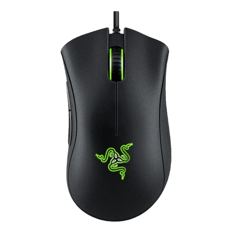 Razer/雷蛇炼狱蝰蛇标准版黑色吃鸡办公发光灯效有线电竞鼠标宏