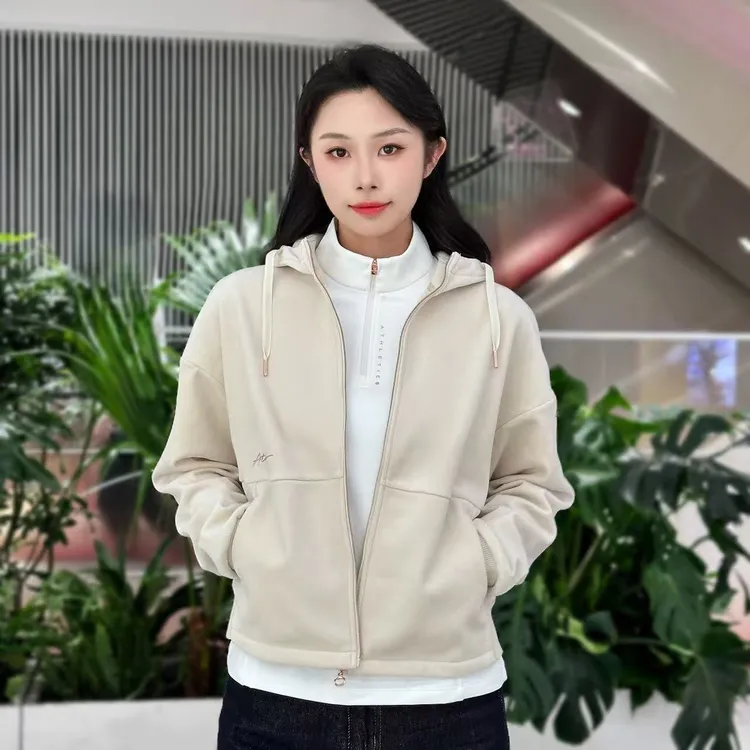 安踏【综训系列】女款训练针织加厚潮流休闲外套上衣162447726N/S