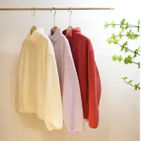 1-410-一款三色秋冬女款纯色立领摇粒绒外套