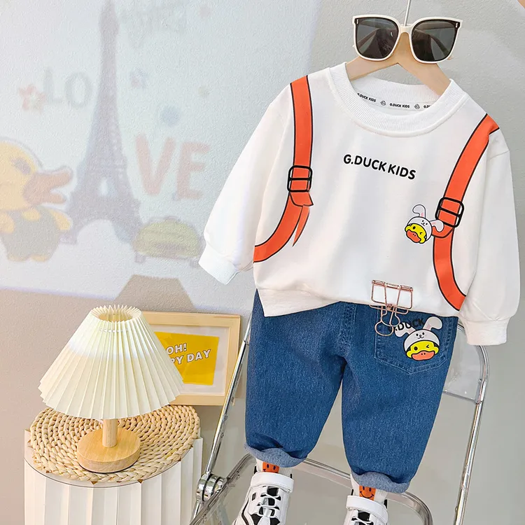 【清仓】女童套装春秋2024新款儿童洋气时髦长袖女宝宝秋装两件套潮