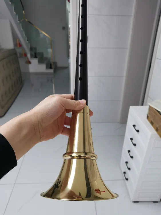 黑檀木和红木杆子长31.5二喇叭