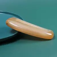 牛角梳正品牛角加厚便携女梳防静电密齿牛角梳